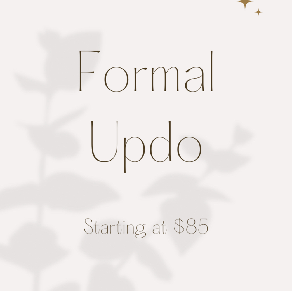 Formal Updo at The Revival Studio in New Bedford, MA