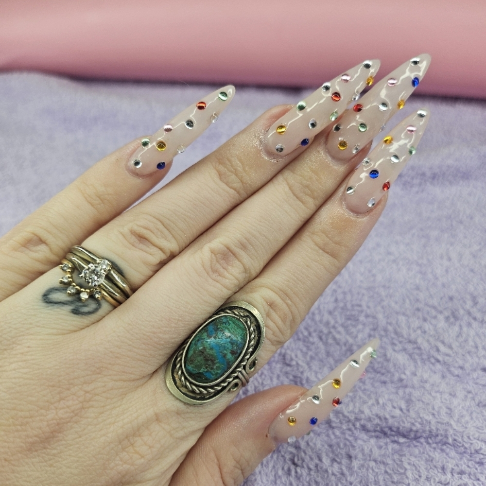 Bling it out at Troublemaker Nails in Kansas City, MO