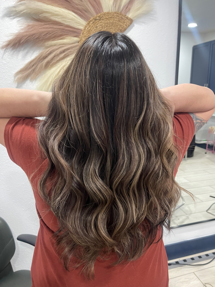Hair Color Reverse Balayage at YessCurls in Northglenn, CO