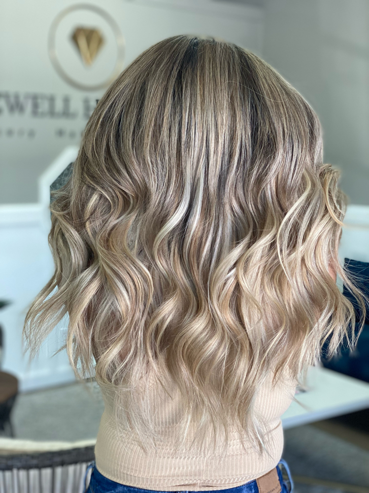 ROOT COLOR AND PARTIAL HIGHLIGHT