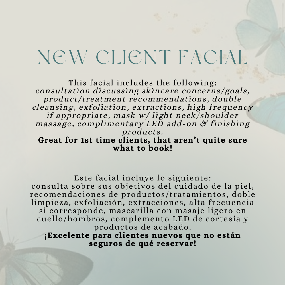 New Client Facial