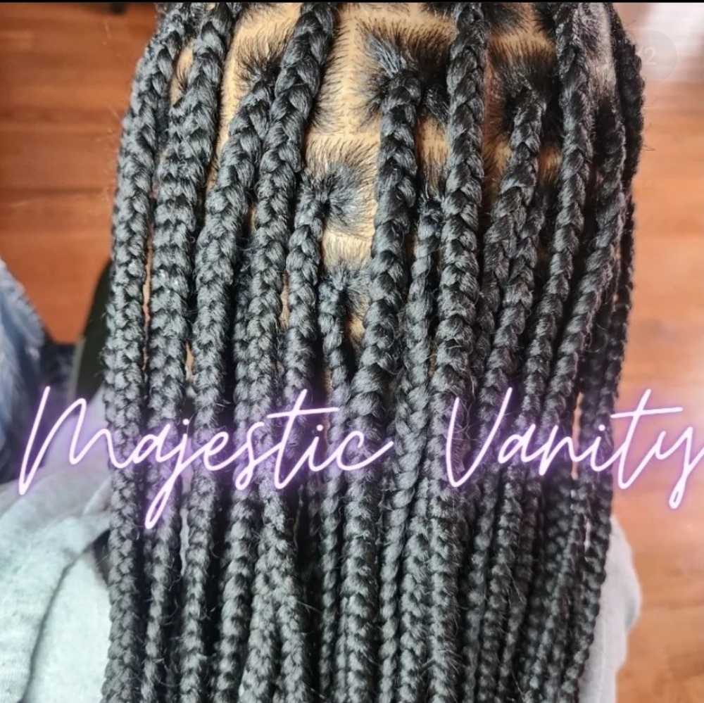 KNOTLESS BRAIDS at Majestic Vanity in Rock Hill, SC