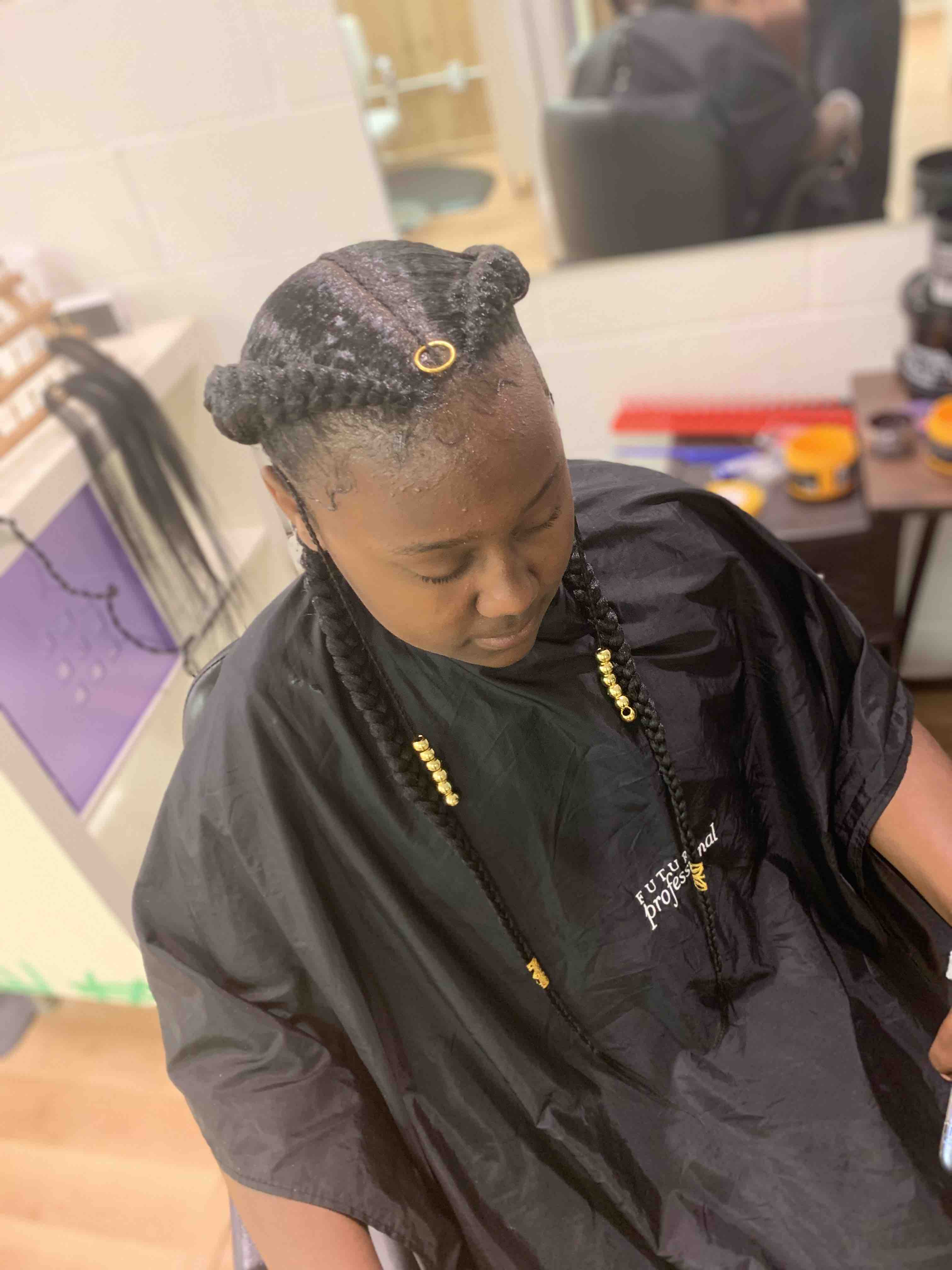 2 Feed Ins Braid