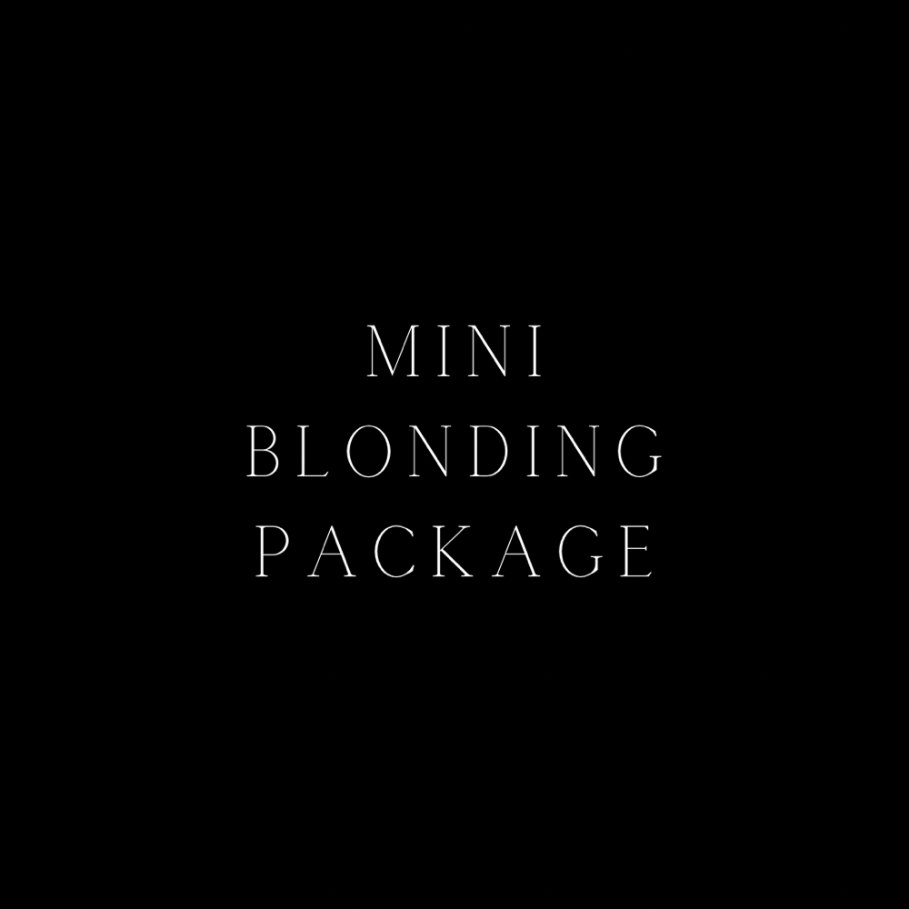 Mini Blonding Package