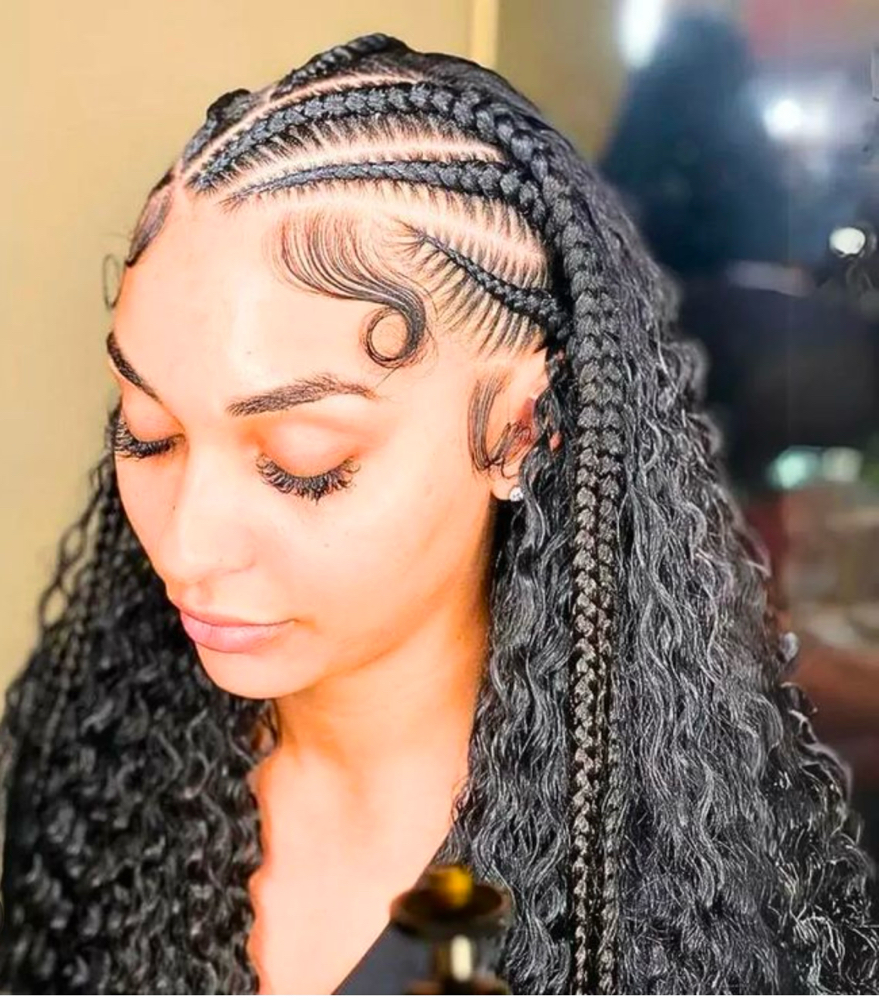 Half Up / Half Down Braids