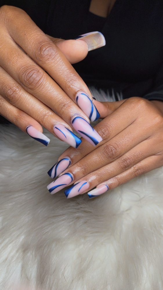 Abstract Nail Design