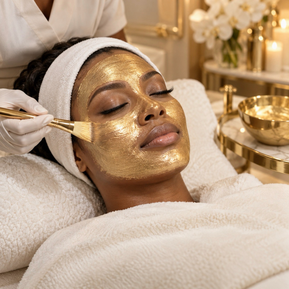 24K Gold Mask Facial at JustForYouWaxing in Jackson, MS