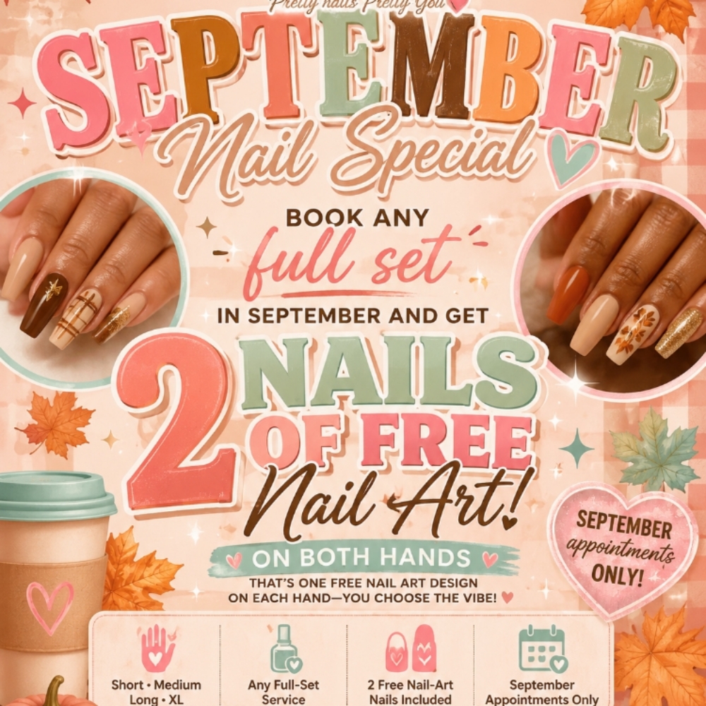 September Nail Special at Oh.She.Polished in Angleton, TX