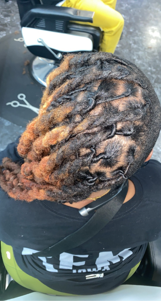 Loc Retwist ( Half A Head)