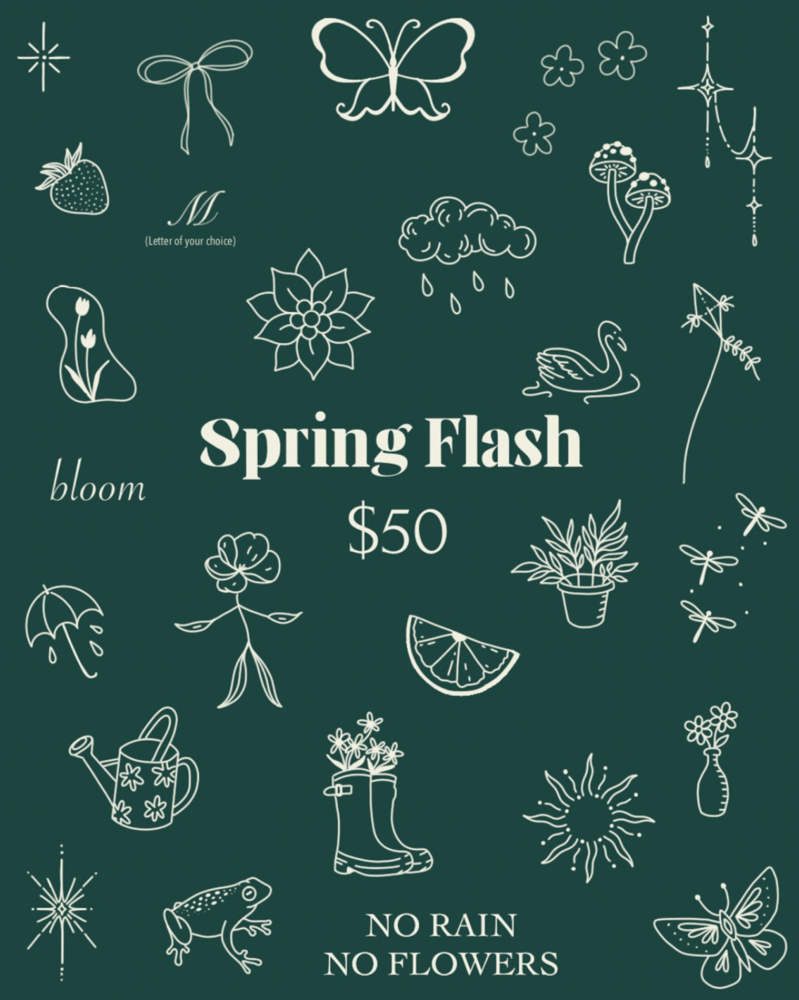 SPRING FLASH $50 TINY TAT
