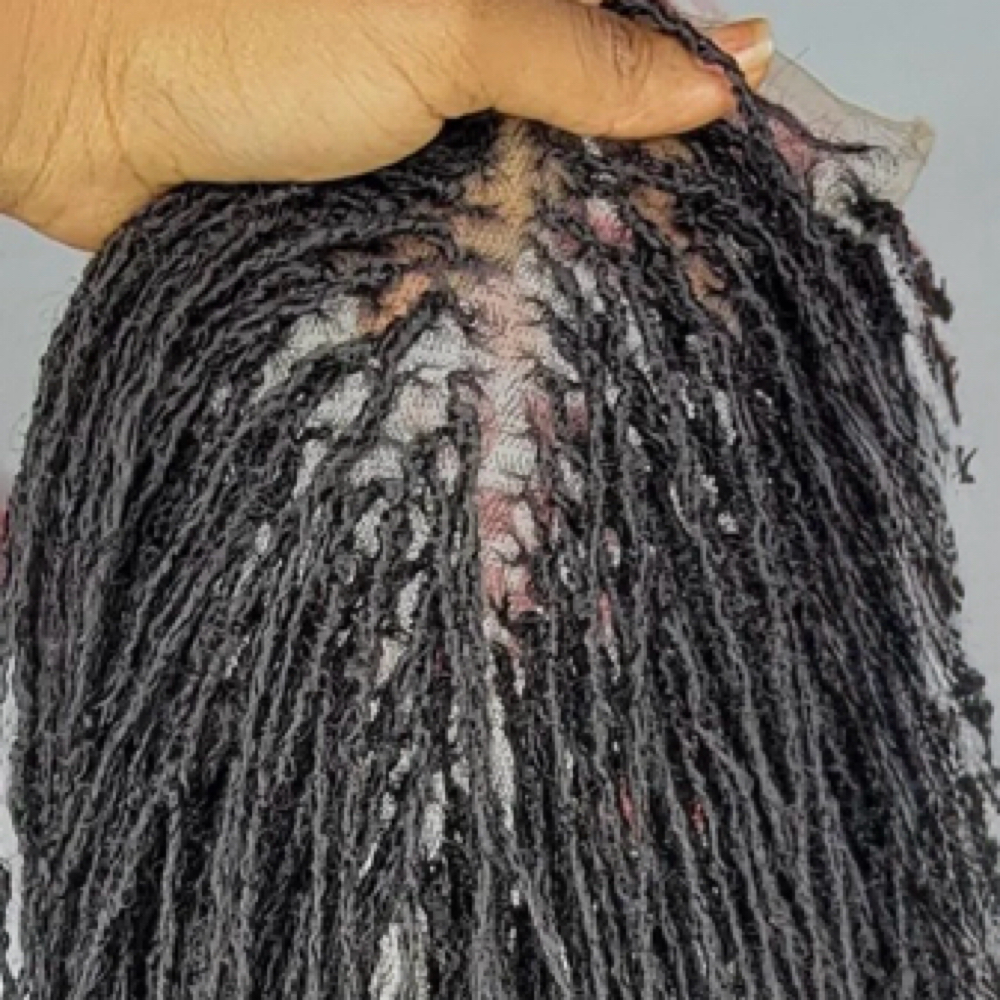 Custom Micro Locs Topper at U N I FOR HAIR LLC in North Charleston, SC