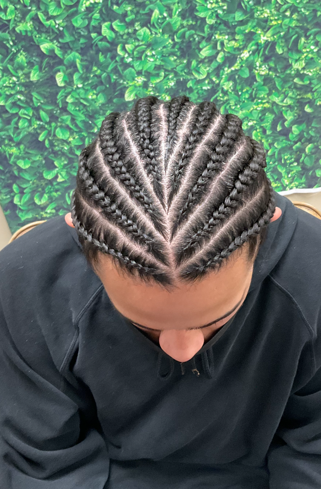 Men/Boys - Basic Cornrows