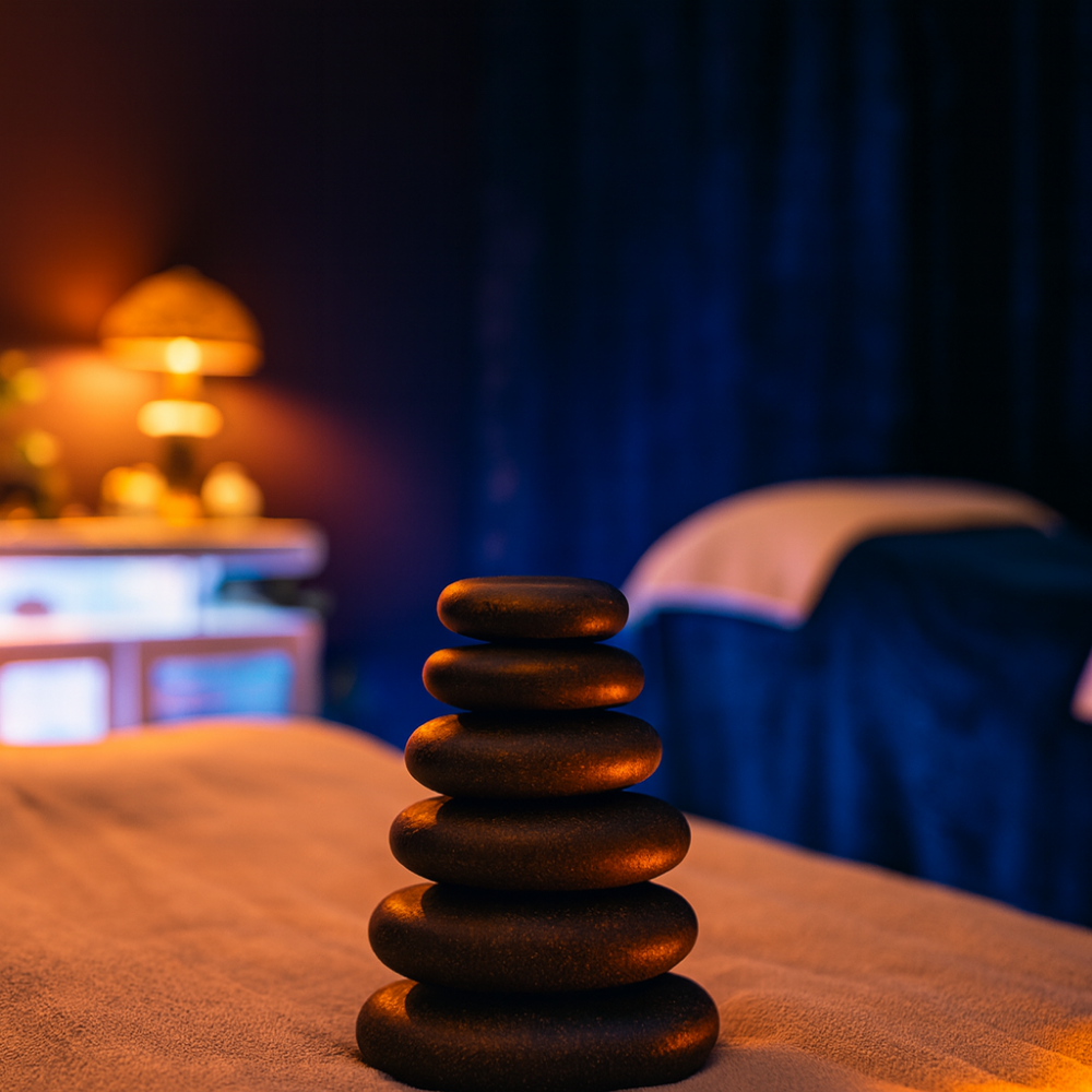 Hot Stones Add On at Common Ground Day Spa in New Braunfels, TX