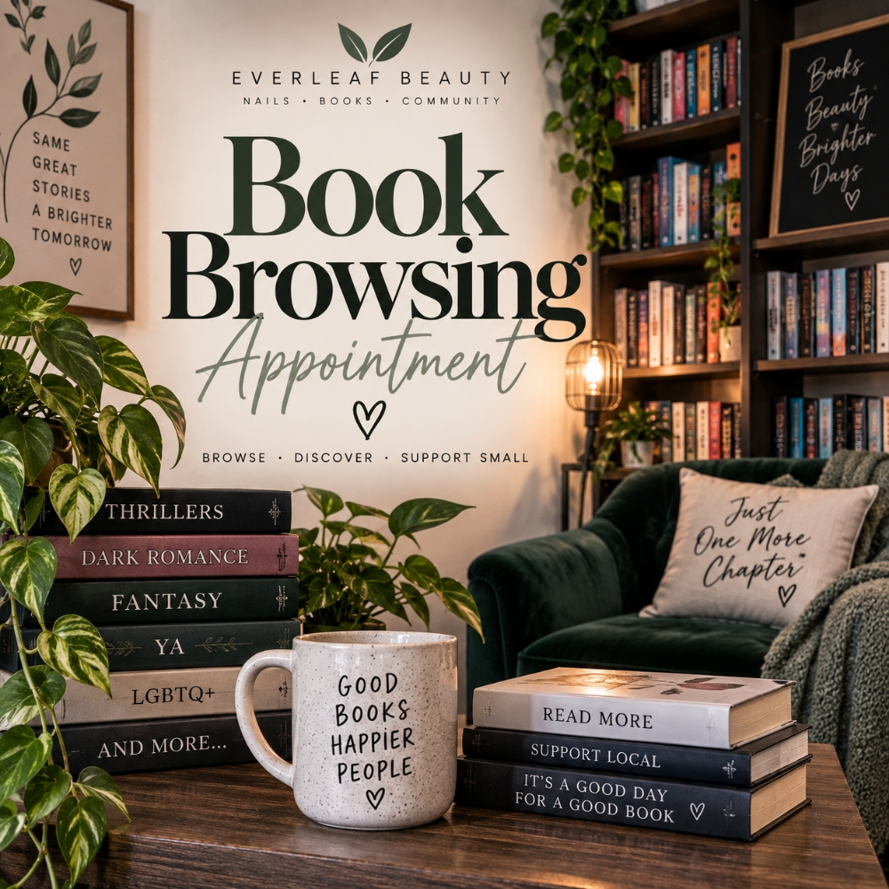 Book Nook Browsing Appointment at Everleaf Beauty in Lewiston, ID