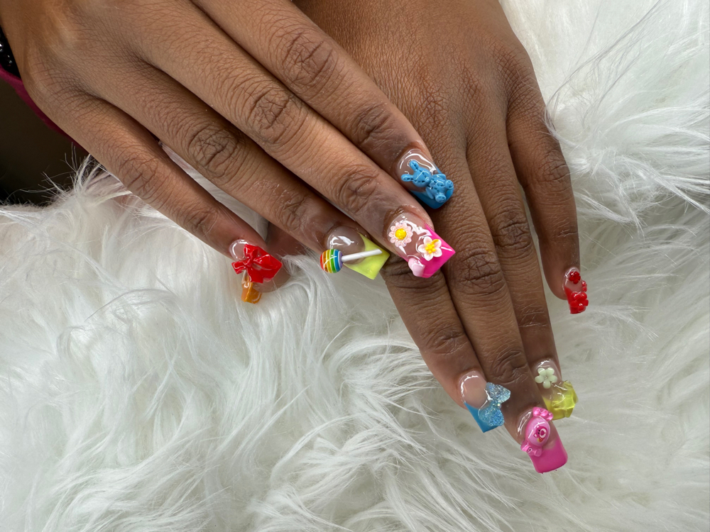 Full Bling Nails
