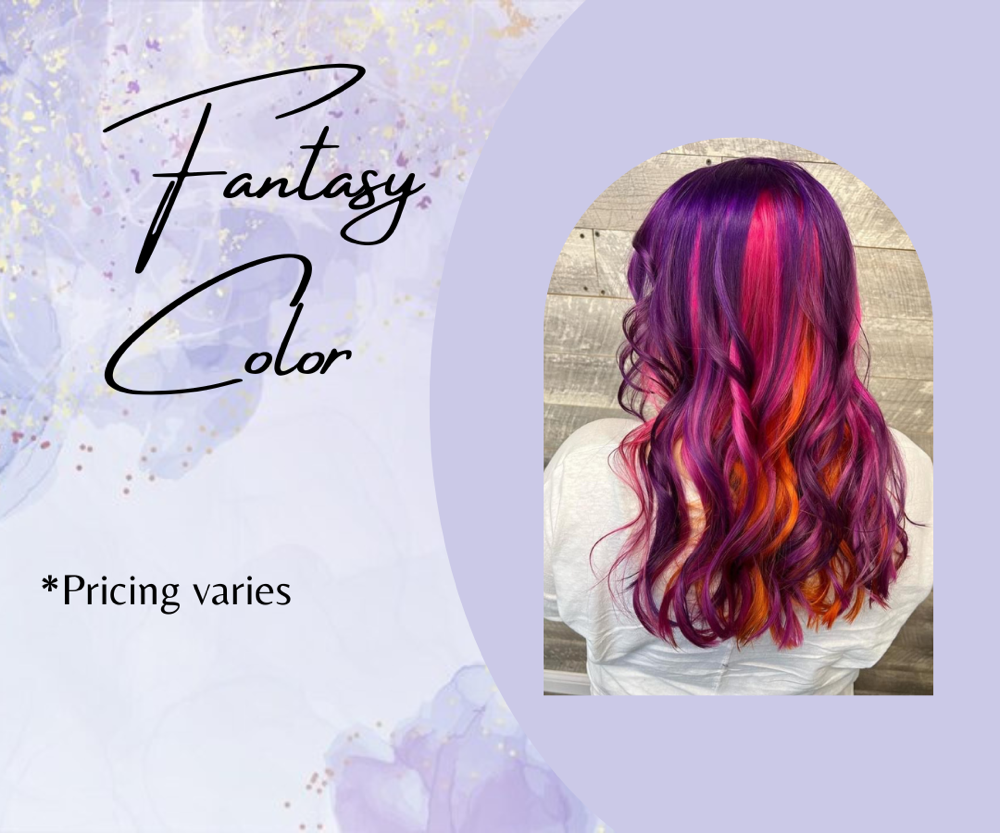 Fantasy Color at Hair by Sarah At Salon Stiles in Coventry Township, OH