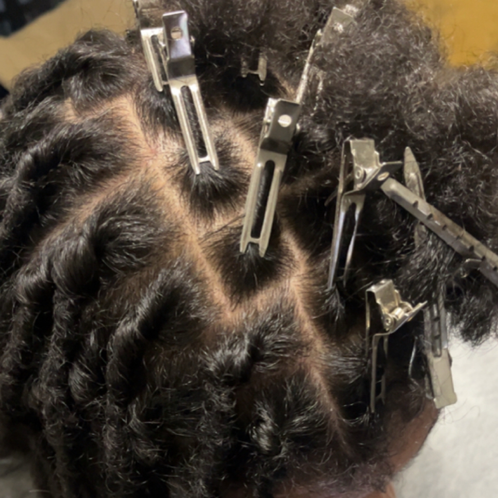 Loc extensions install (permanent) at J.Marie's Locz And Keyz LLC in Dudley, GA