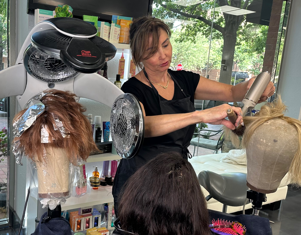 Consultation at Claudia Egnal at Glow Salon in Addison, TX