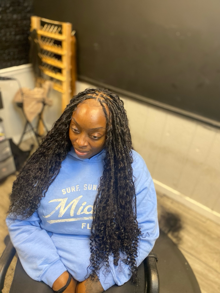Small Knotless Braids W/ Sew In