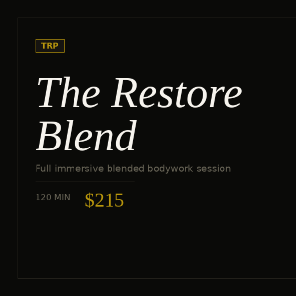 2HR — "BLEND · INTEGRATION" at The Restore Protocol in Orlando, FL
