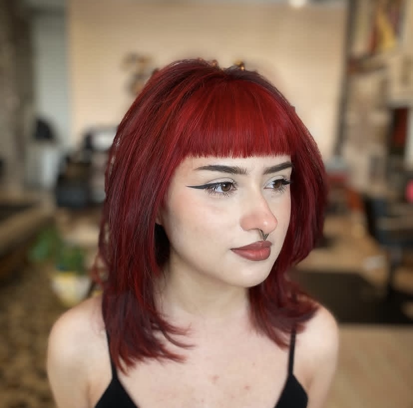 Medium/ Long Length Cut at Markie Medina Hair in Commerce, CA