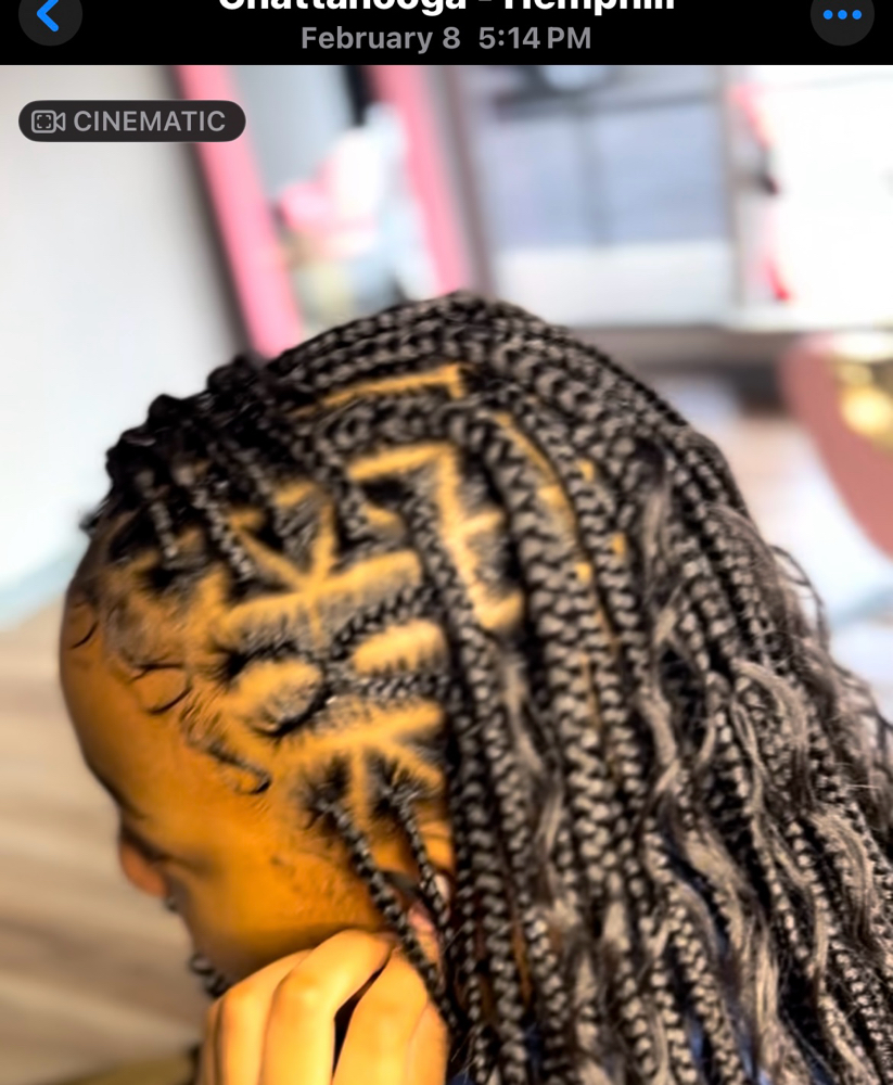 Fulani Medium Knotless at JackieofAllStrandz in Chattanooga, TN