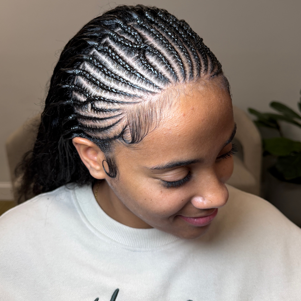 Fulani Braids (No Feed Ins)