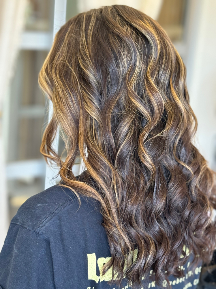 Partial Highlight With Blowout