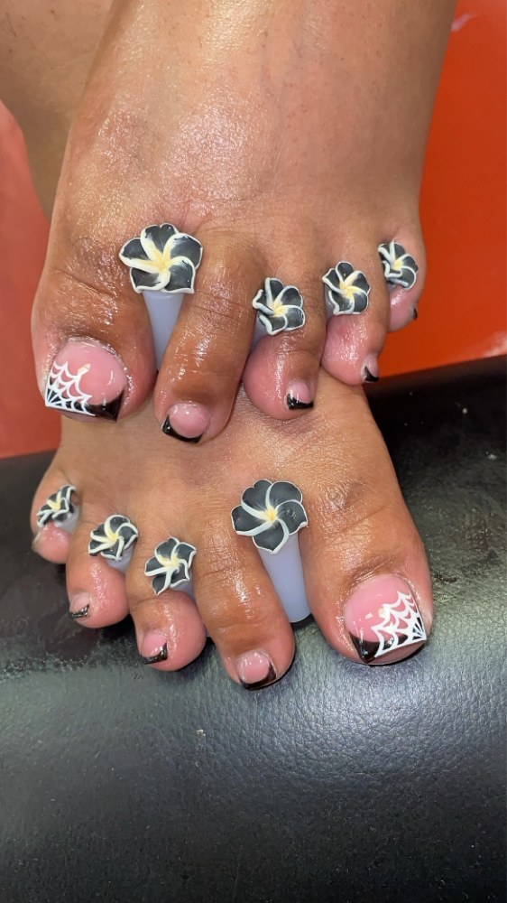 Full Set Of Acrylic Toes