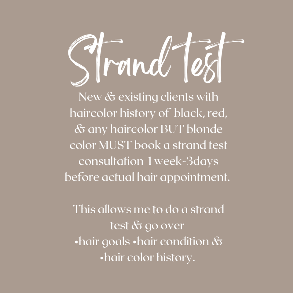 Strand Test Consultation