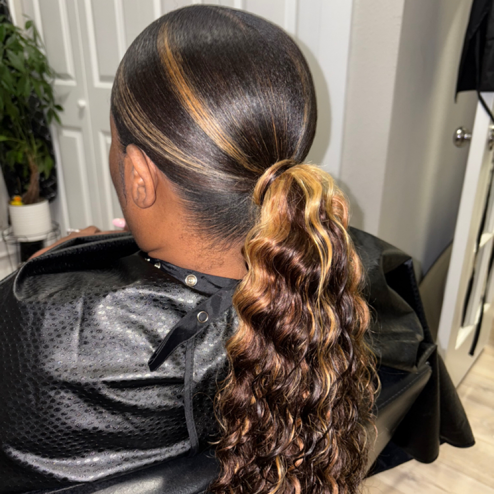 Extended Ponytail at MADD_Style Beauty Bar in Royse City, TX
