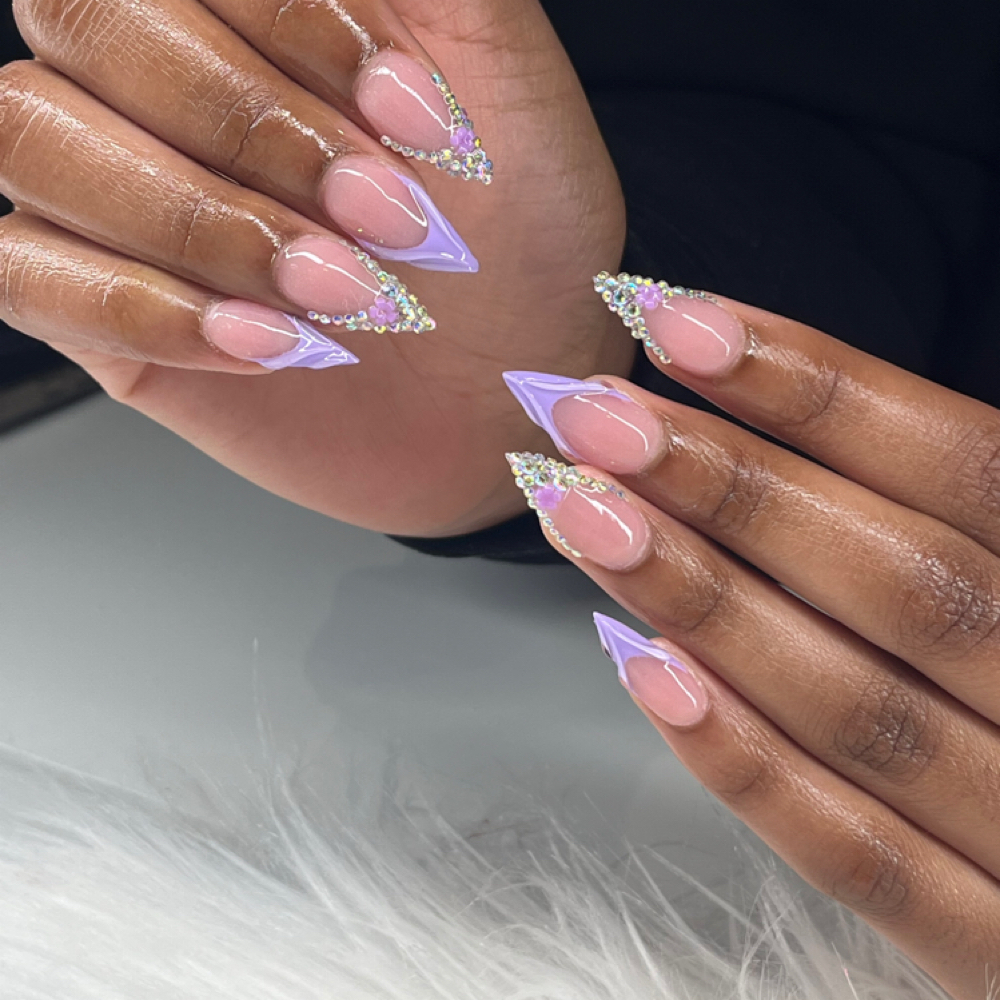 Shape-Stiletto at NailsbyAlani in Marion, IN