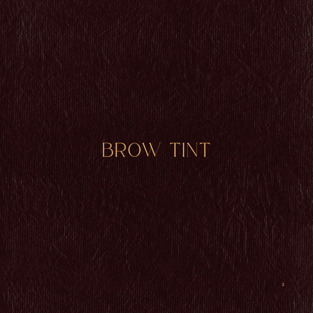 Brow Tint
