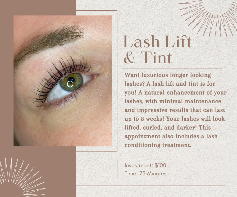 Lash Lift And Tint