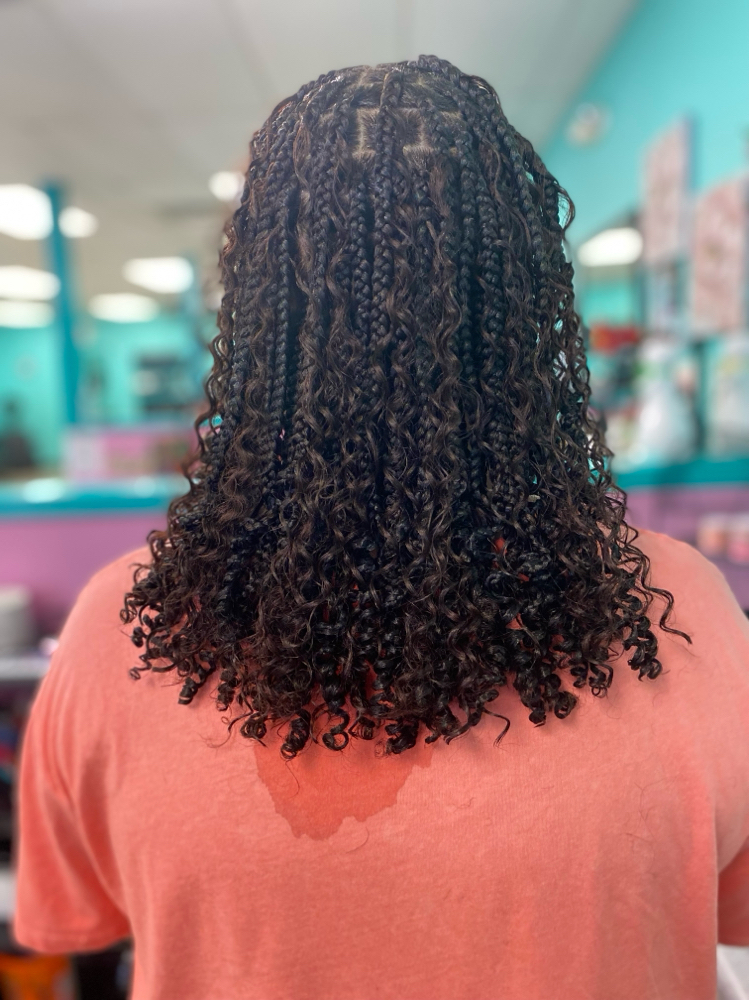 Shoulder Length Boho Braids