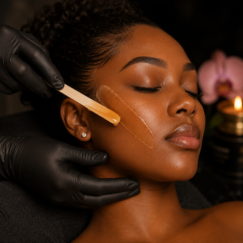 Suga Facial Wax Services at Mela Suga Wax & Glo in Alexandria, VA