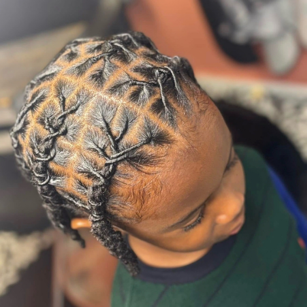 kiddy locs at Hair Harmony: ByHazel in Columbus, MS