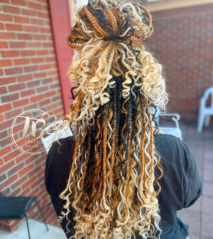 3 Tone Boho Braids at Taylor Braidz, LLC in Ocala, FL