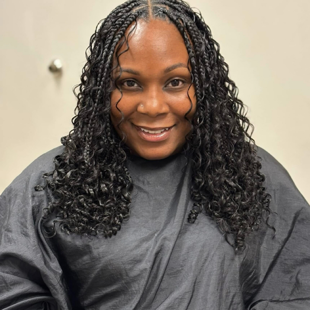 Bohemian Knotless Bob at Eden Holistic Hair in Hendersonville, TN