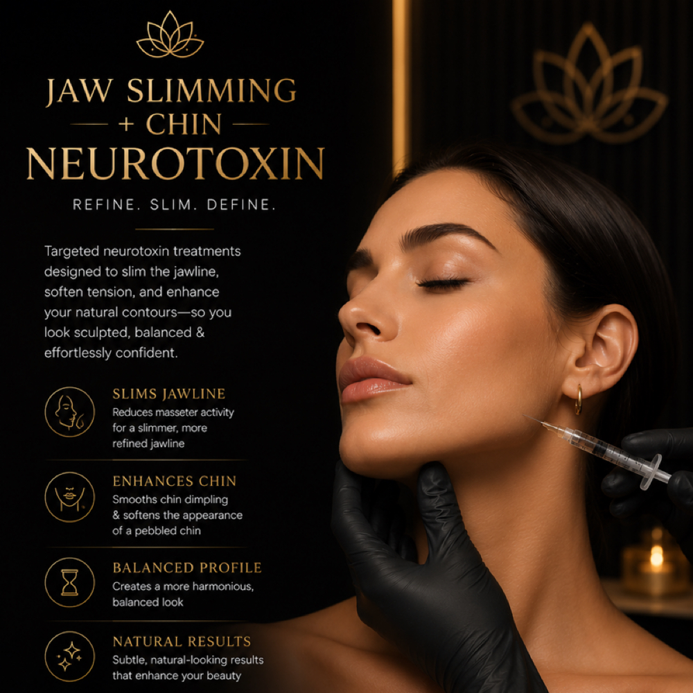 Jaw Slimming + Chin at The Nurse Nest Glow Bar in Long Beach, CA