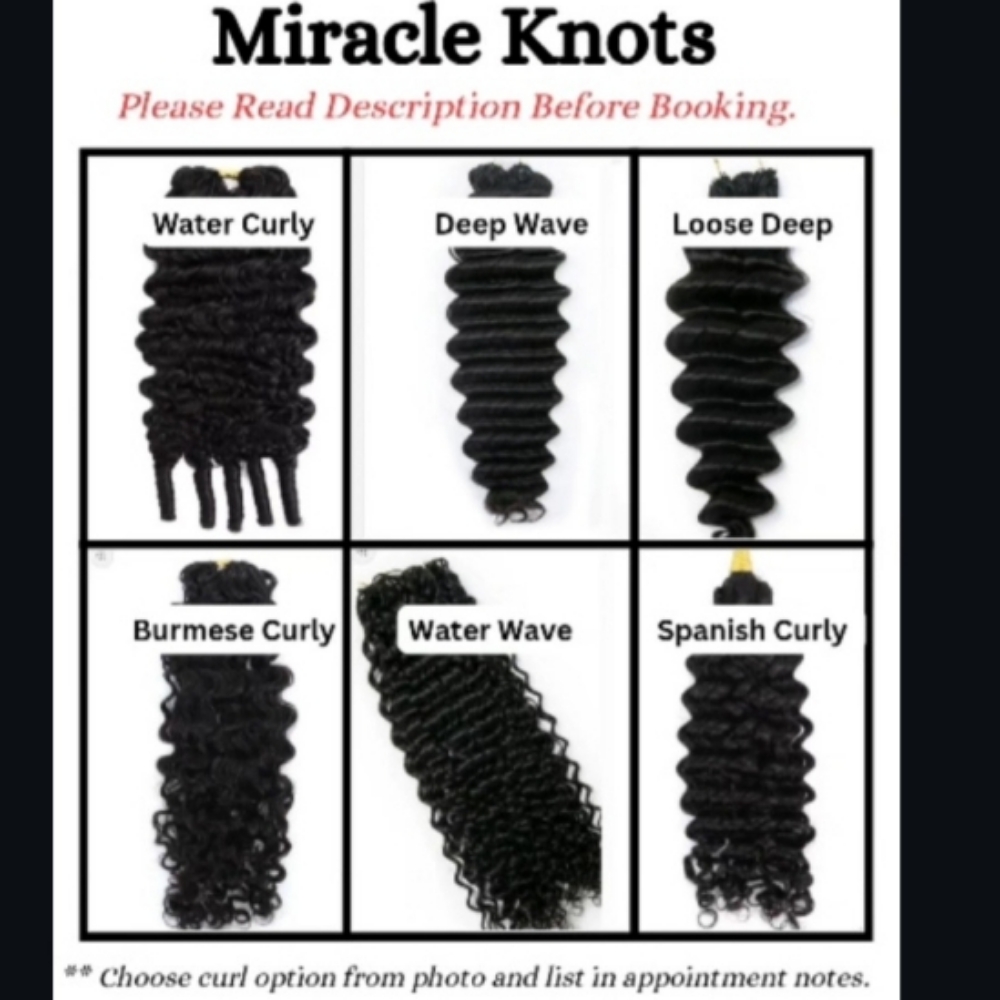 Miracle Knots w/ 2 Bundles at The Braid Lounge in Burlington, NC
