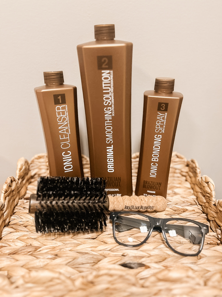Long hair brazilian blowout