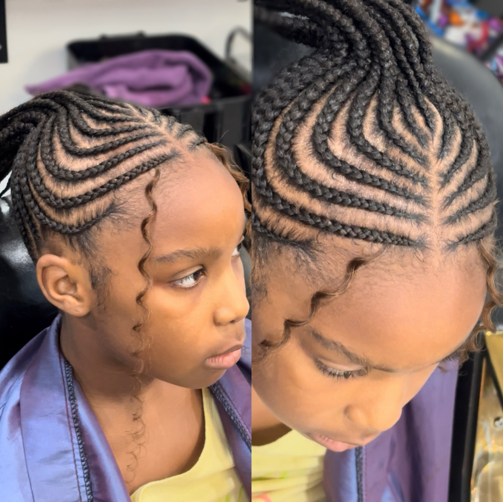 7-11 Y/O GIRLS' BRAIDED HI PONYTAIL