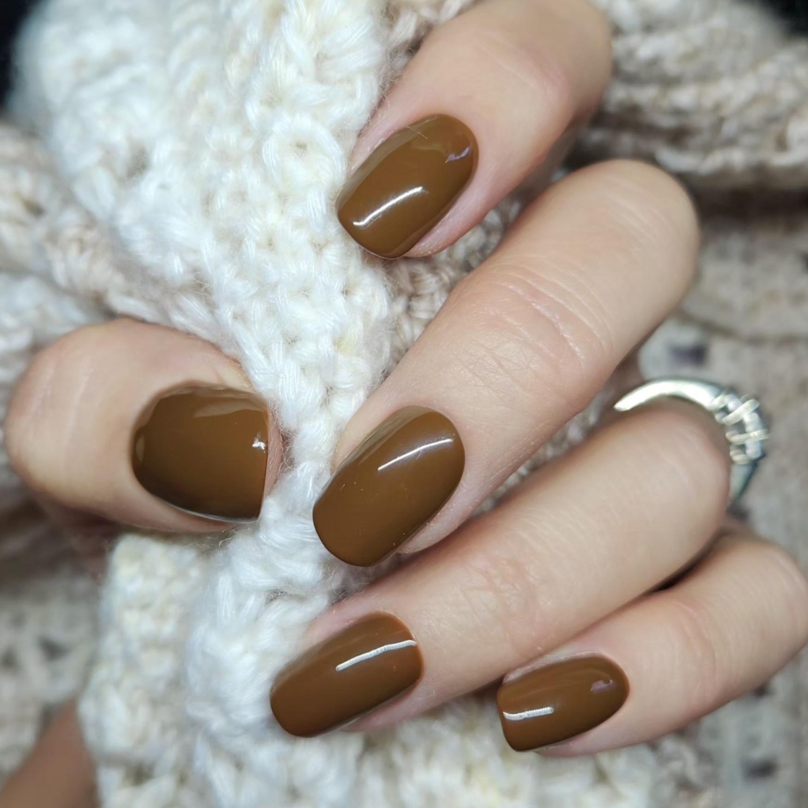 Structured Gel Overlay at Refined Nails with Caroline in Lakeport, CA