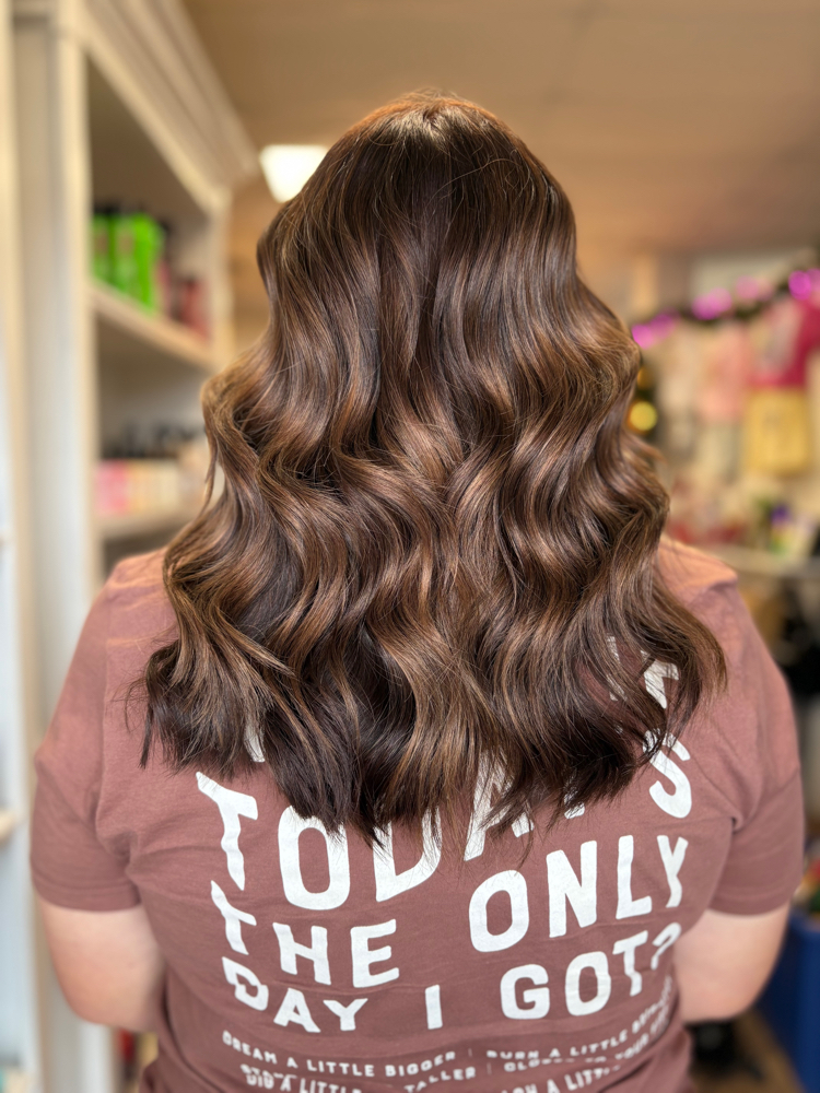 Partial Balayage + Root Color