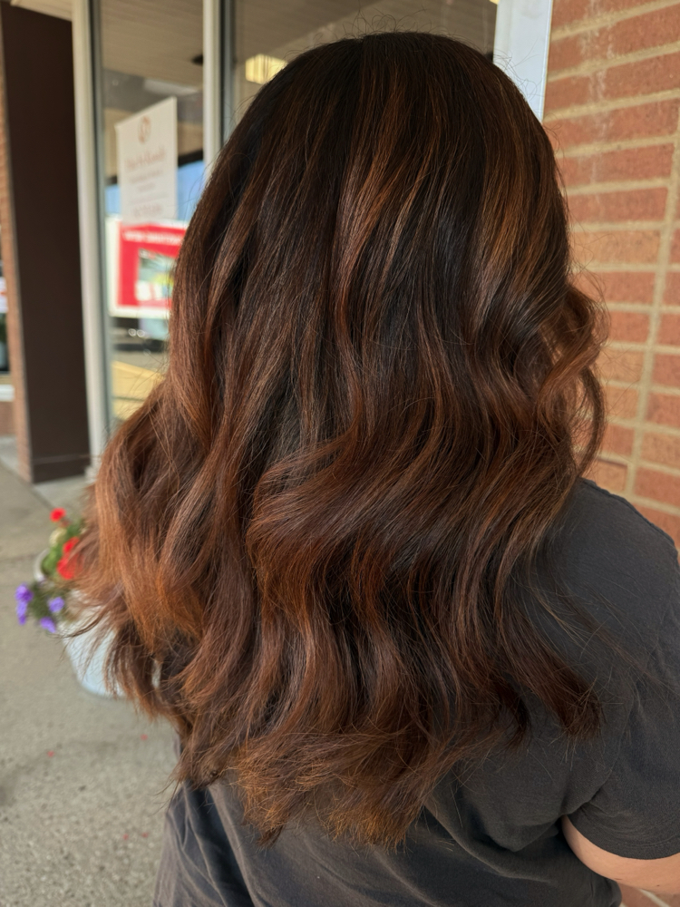 Partial Blonding or Darkening