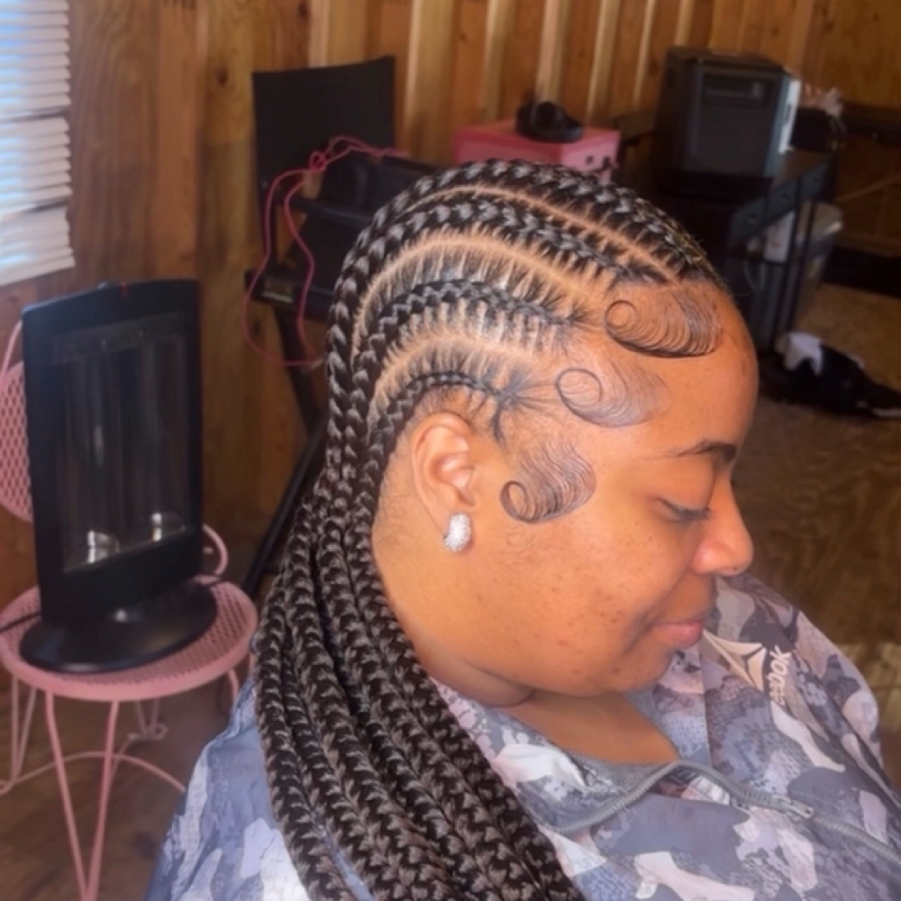 8 Stitch Braids at The Boujee Experience in Whigham, GA