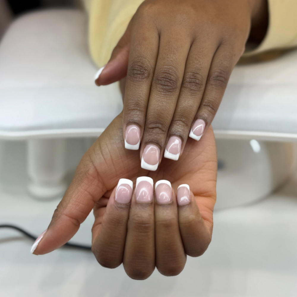 Add-On: French Tip Design at Nail Sanctuary in Indianapolis, IN