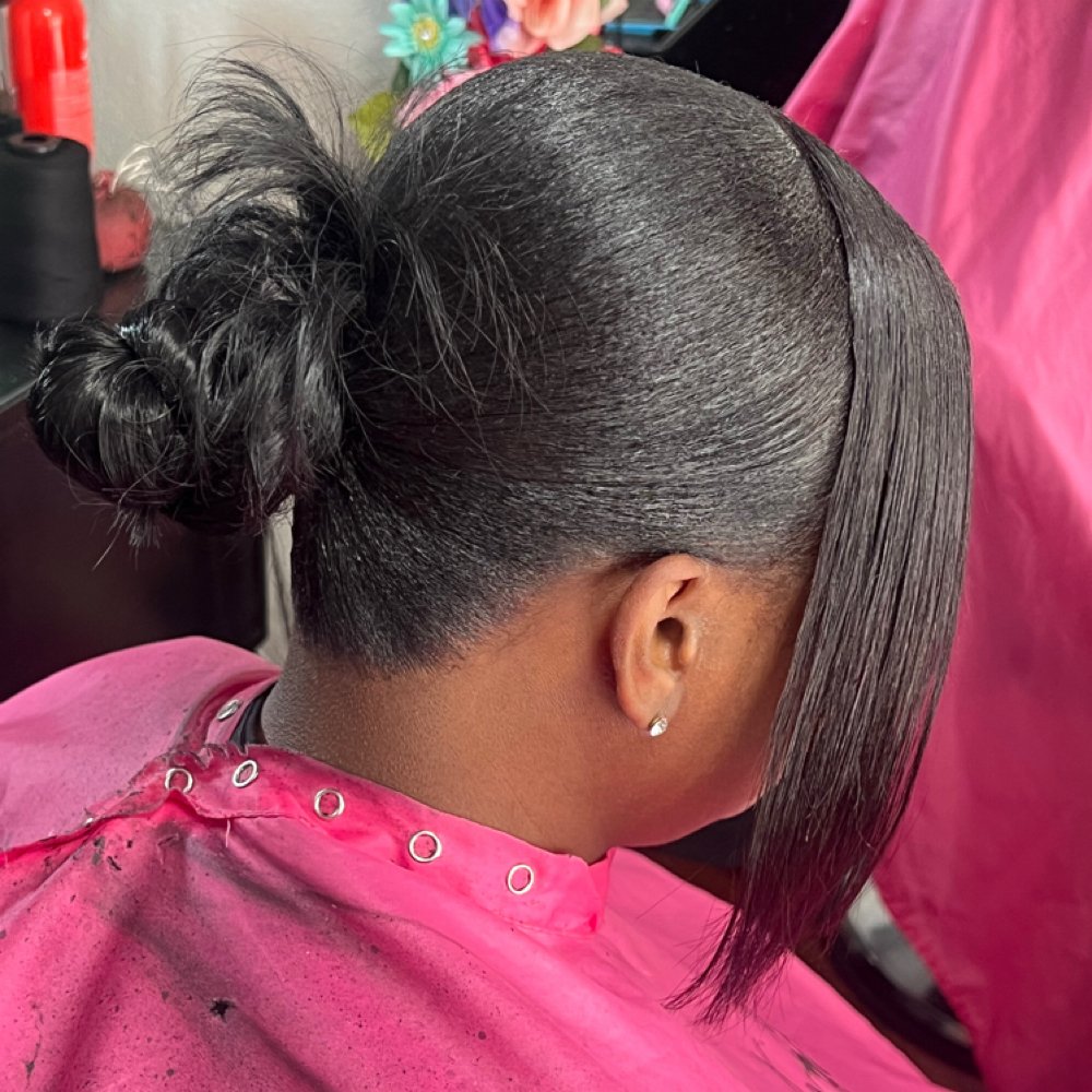 Spike Bun w/ Bangs at Giftedbeauty360 in Jacksonville, FL