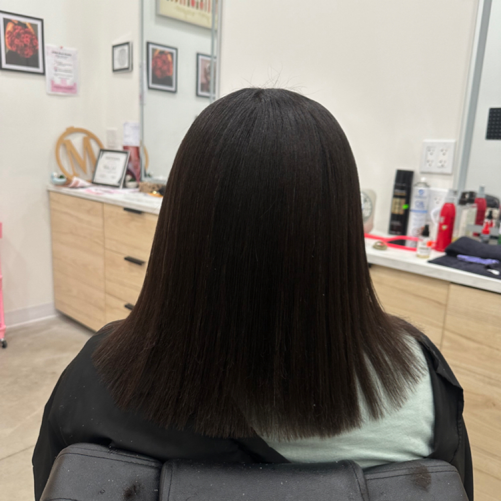Straightening at Madd About Beauty in Belleville, MI